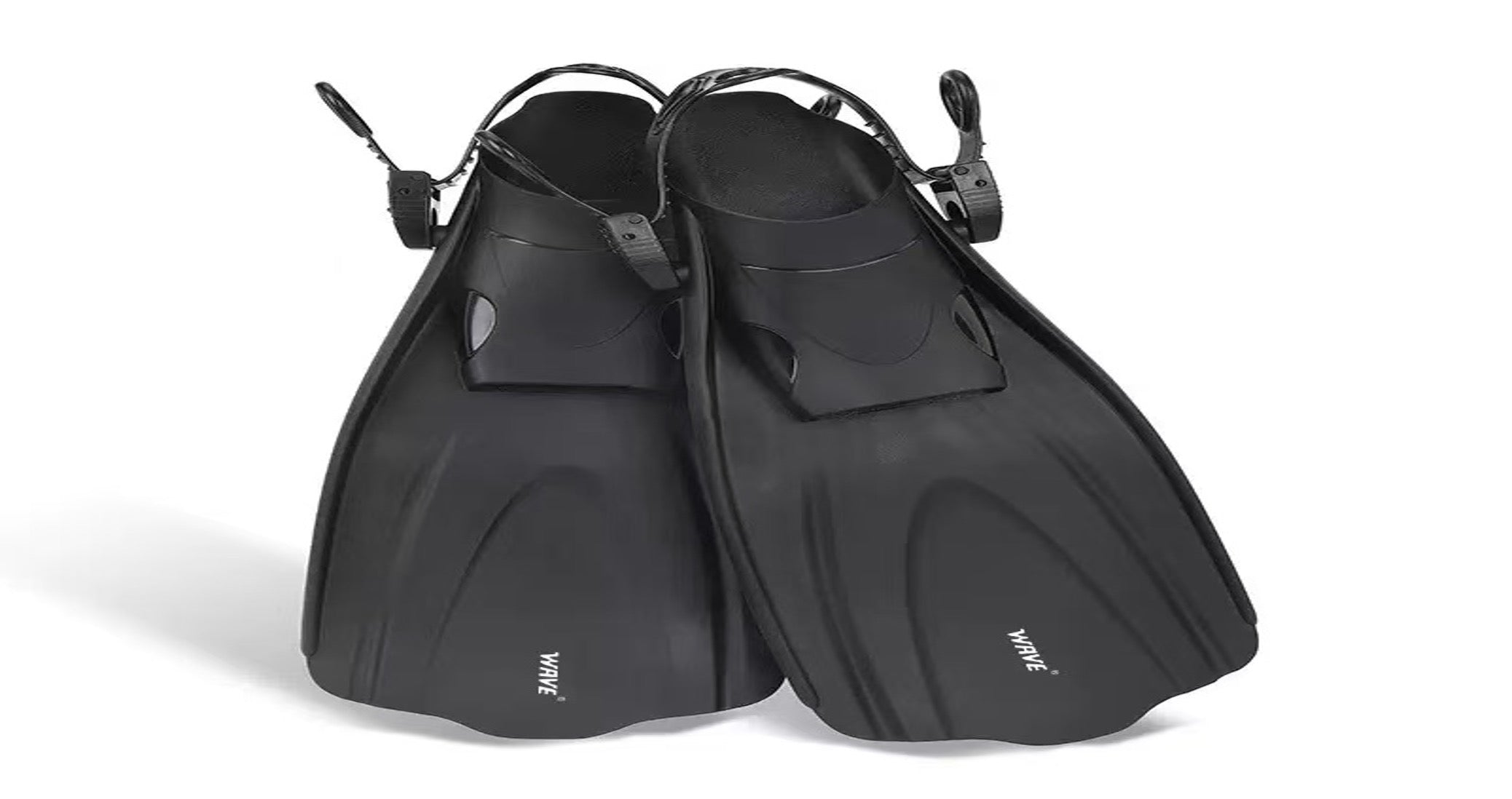 Aletas de Snorkel y Buceo WAVE — Talón Abierto con Correa Ajustable