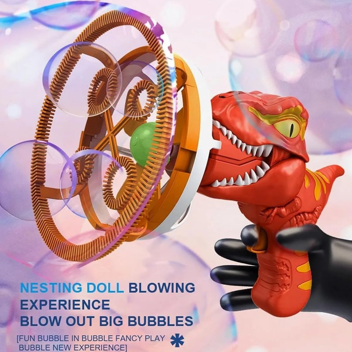 Pistola de Burbujas Dragón