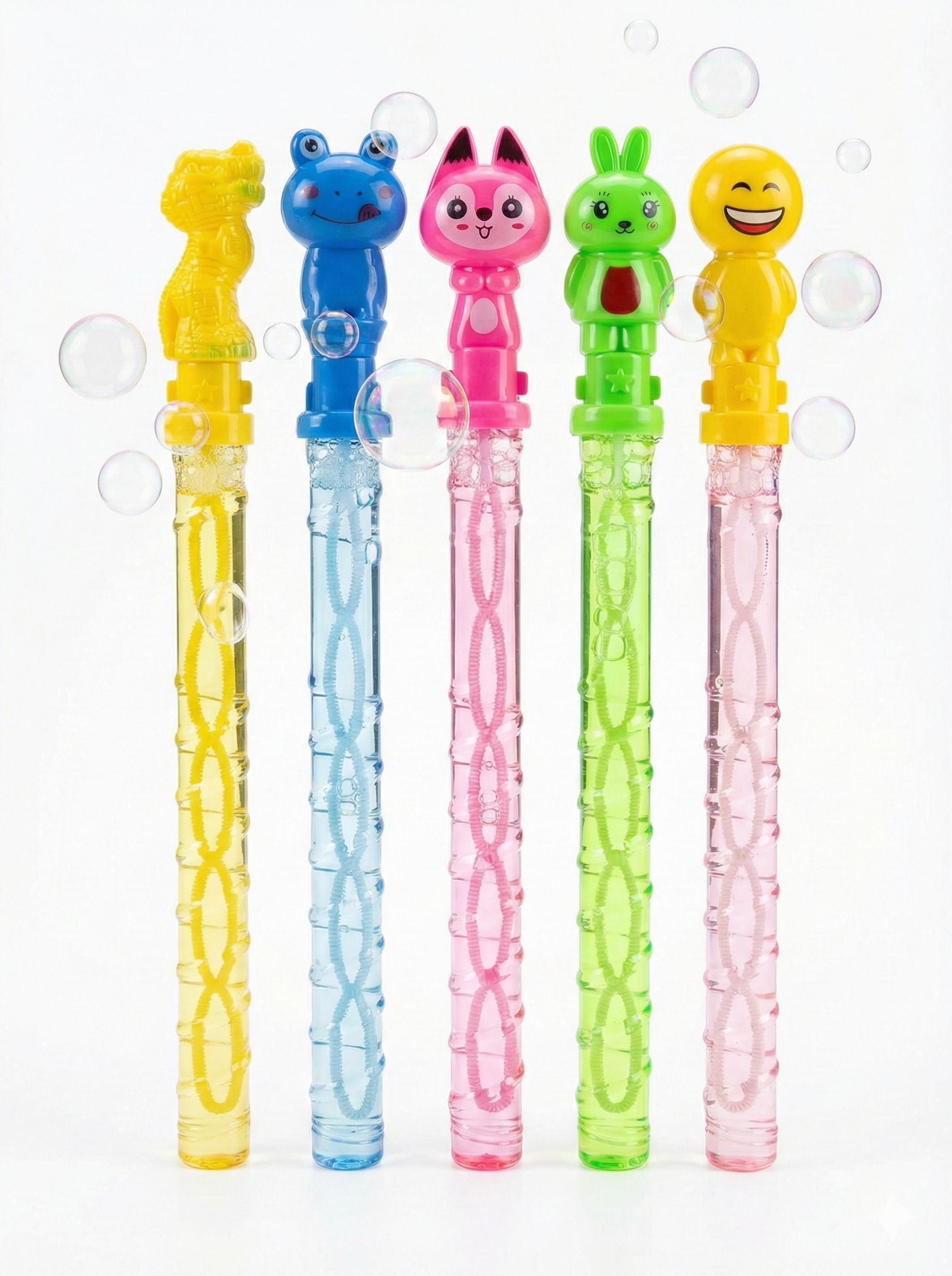 Burbujas tipo tubo varios colores