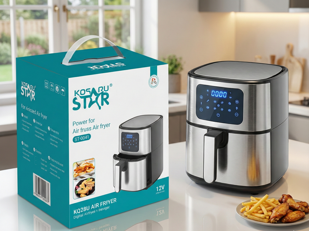 Air Fryer Digital 5,5 Litros