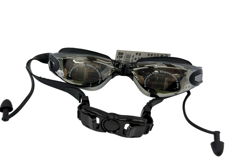 Goggles de Natación con Graduación -8.00 y Tapones de Oídos Incluidos