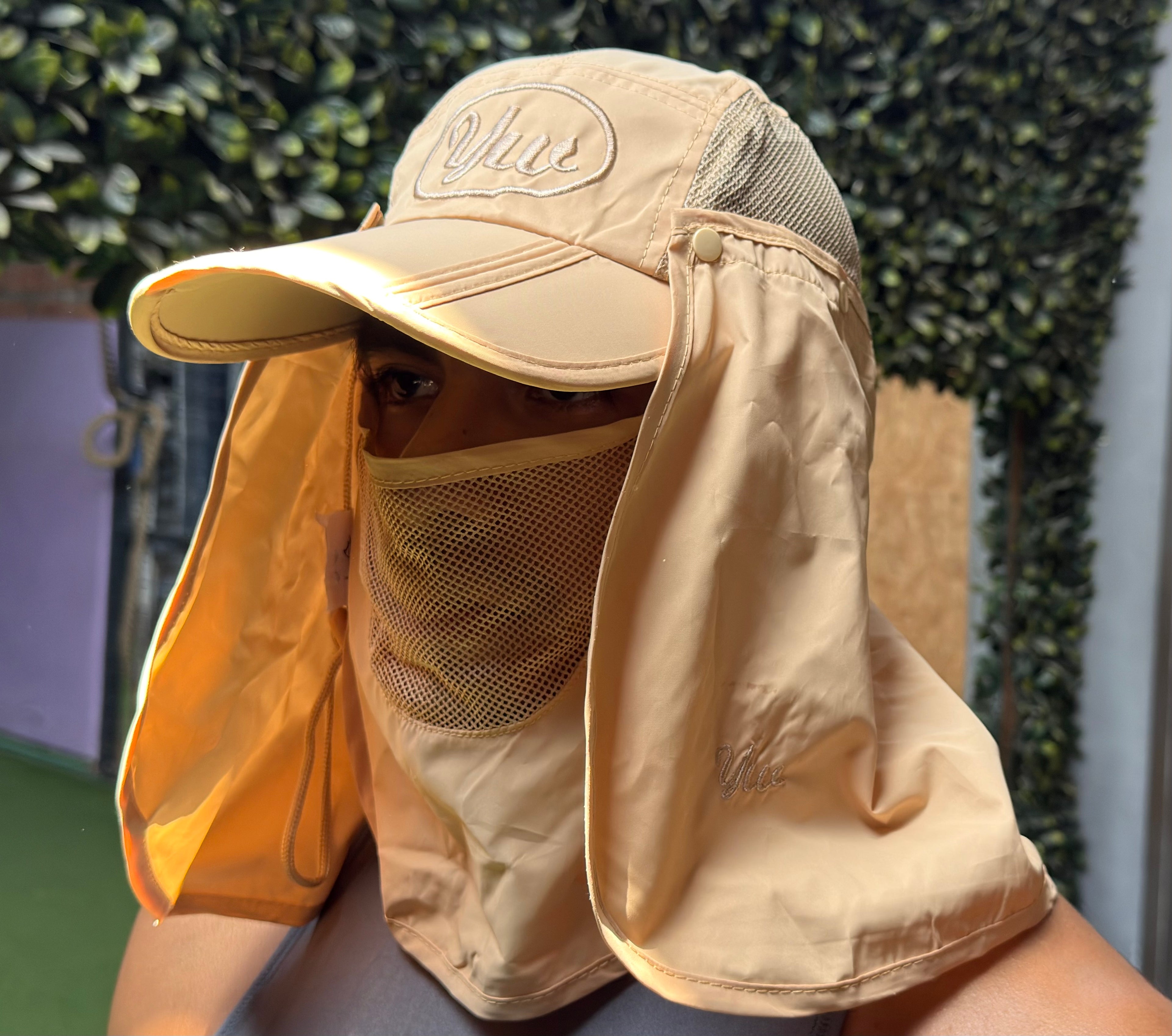 Gorra con Protector Solar Facial y Cubre Cuello — 3 Colores Disponibles