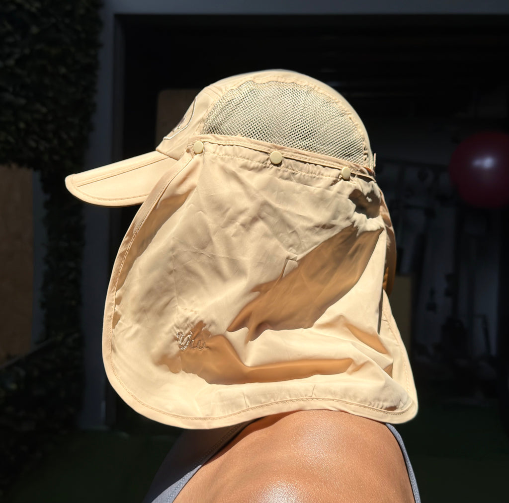 Gorra con Protector Solar Facial y Cubre Cuello — 3 Colores Disponibles