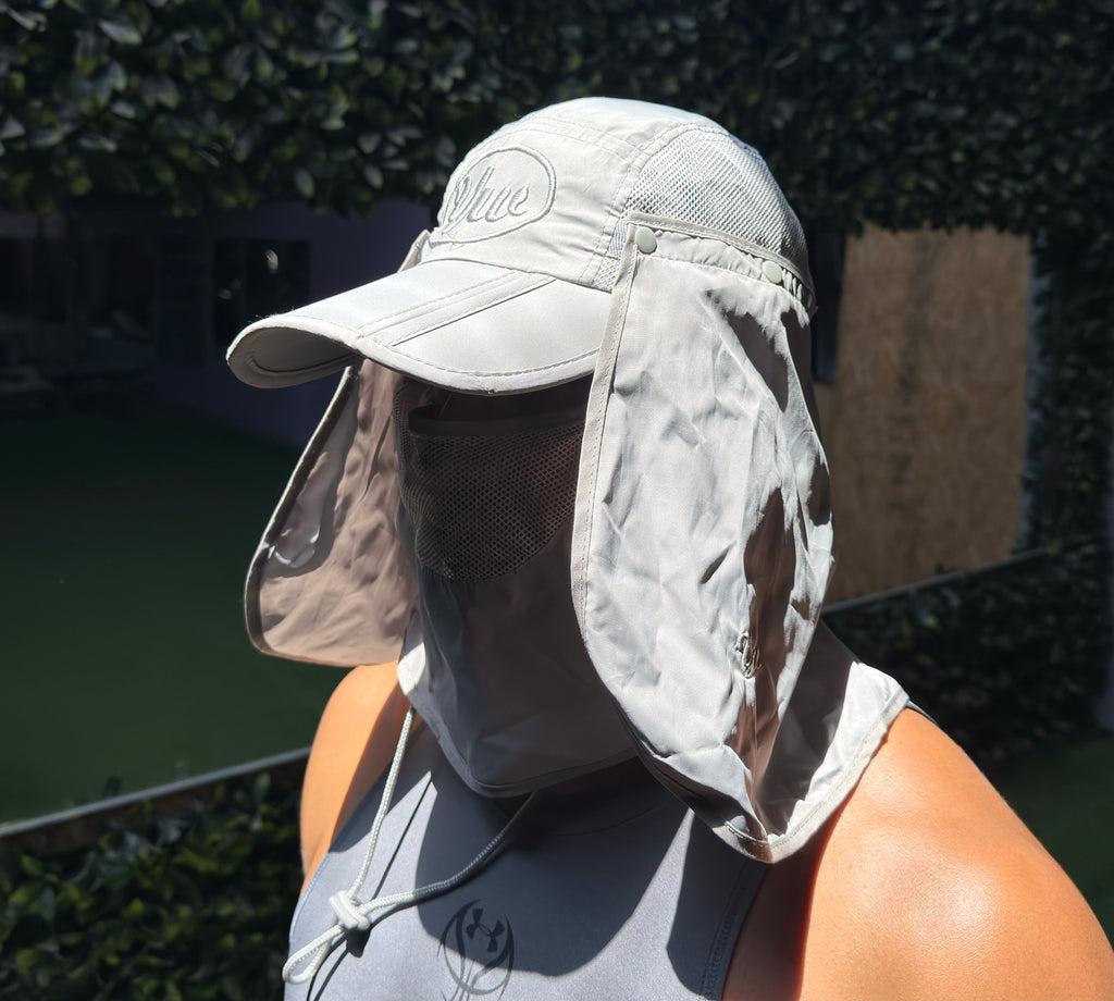 Gorra con Protector Solar Facial y Cubre Cuello — 3 Colores Disponibles