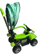 Correpasillos Eléctrico UTV con Capota, MP3 y Manija para Padres — Rosa o Verde
