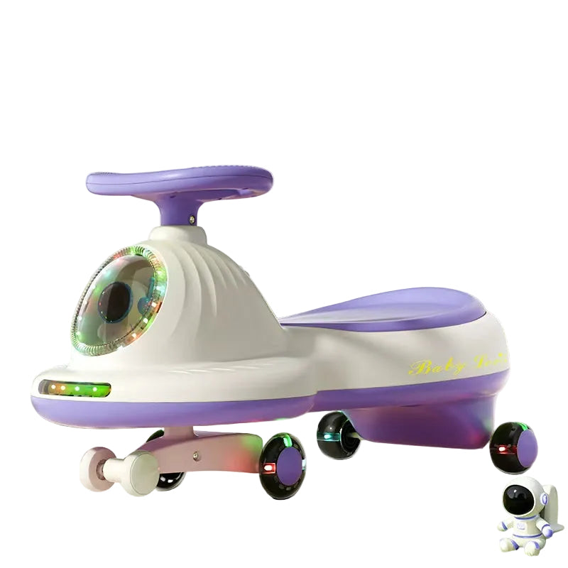 Correpasillos Twist Infantil con Luces LED y Música — Ruedas Grandes