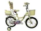 Bicicleta Infantil Aro 12 para Niña con Asiento para Muñeca — Diseño Princesa