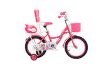Bicicleta Infantil Aro 12 para Niña con Asiento para Muñeca — Diseño Princesa