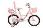Bicicleta Infantil Aro 12 para Niña con Asiento para Muñeca — Diseño Princesa