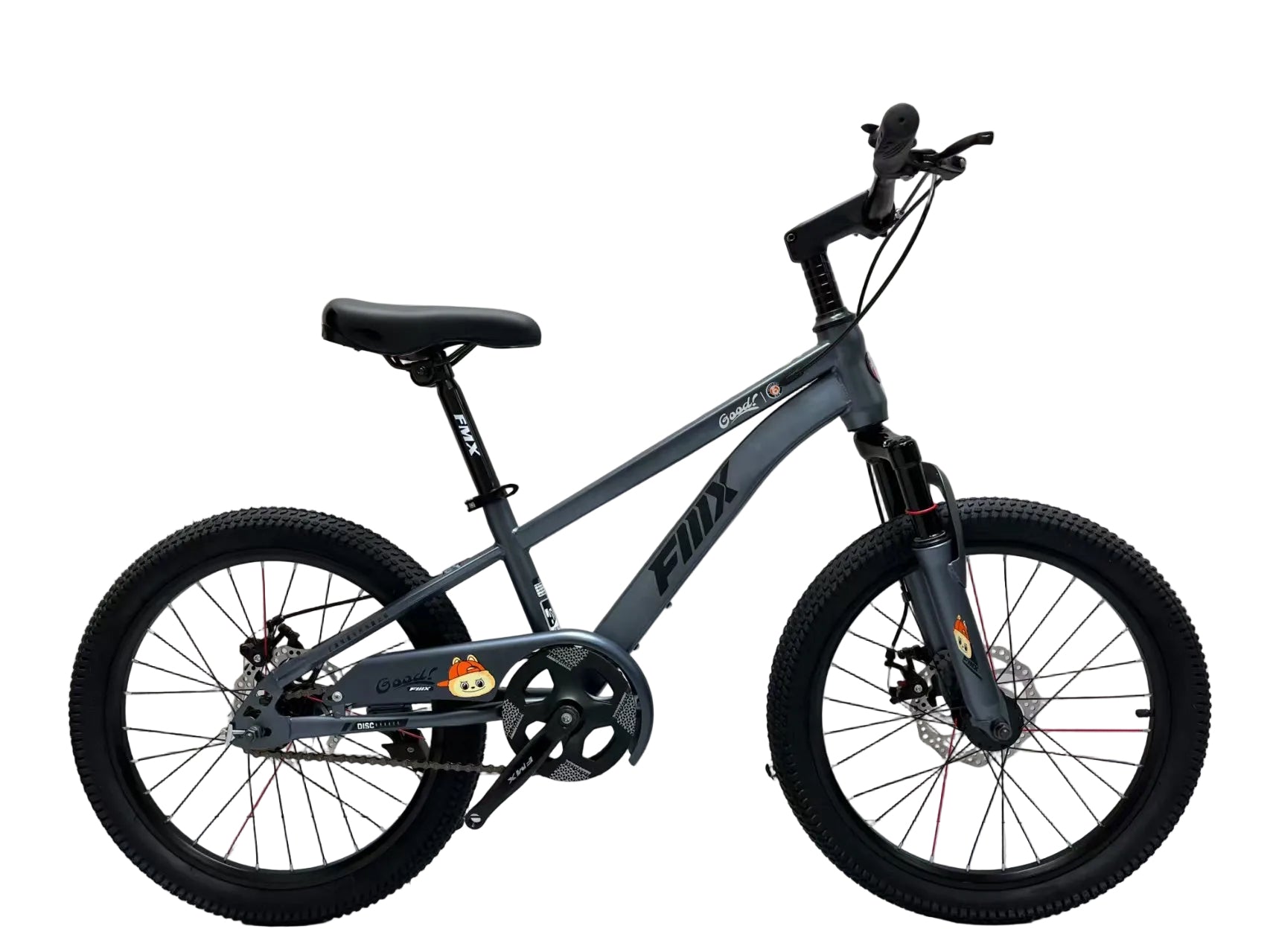 Bicicleta Infantil Aro 20 con Suspensión, Frenos de Disco y Luces LED