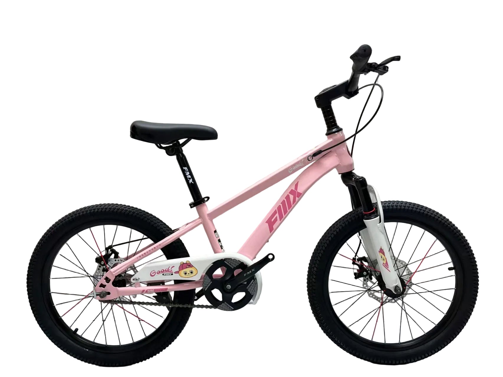 Bicicleta Infantil Aro 20 con Suspensión, Frenos de Disco y Luces LED