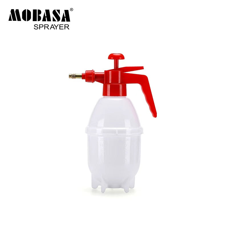 Fumigadora de Presión Manual 0.8 Litros MOBASA — Compacta, Boquilla de Bronce