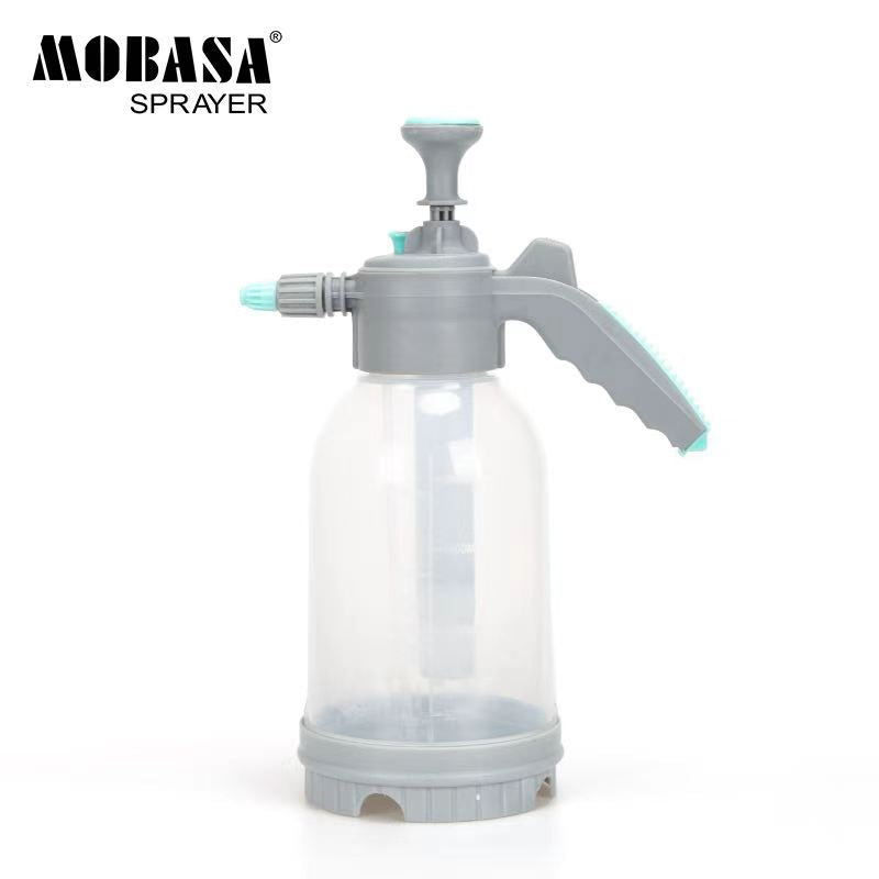 Fumigadora de Presión Manual 2 Litros MOBASA Transparente — Plástico Resistente a Presión