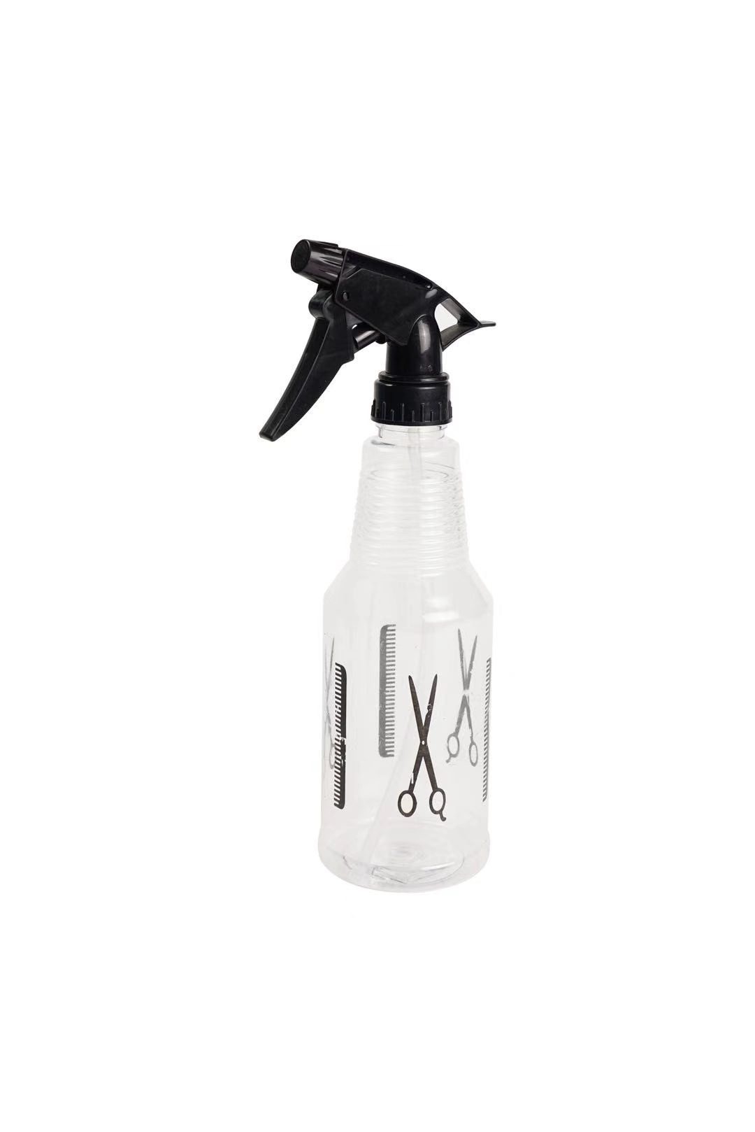 Rociador de Peluquería 500ml — Diseño Tijeras Impreso, Transparente