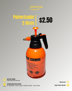 Fumigadora de Presión de 2 Litros  — Boquilla Ajustable