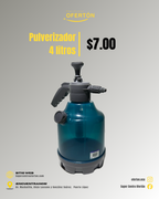 Fumigadora de Presión de 4 Litros + Vaso Medidor