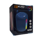 Parlante Bluetooth Portátil Euro Sound con RGB — Negro o Azul