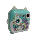 Cámara Digital Infantil con Impresora — Diseño Unicornio, 2 Rollos de Papel Incluidos