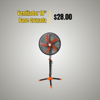 Ventilador de Pedestal 18" con Base Cruzada