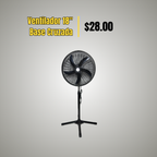 Ventilador de Pedestal 18" con Base Cruzada
